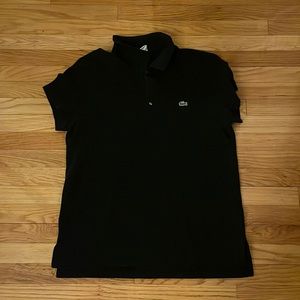 Black men’s Lacoste polo